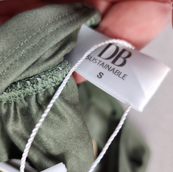 NWT Dream Bandits Sustainable Green Ruffle Low Rise Byron Bikini Breif Sz Small - Picture 6 of 11